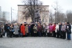 Церемония возложения цветов к памятнику героям 7-й Бауманской дивизии народного ополчения